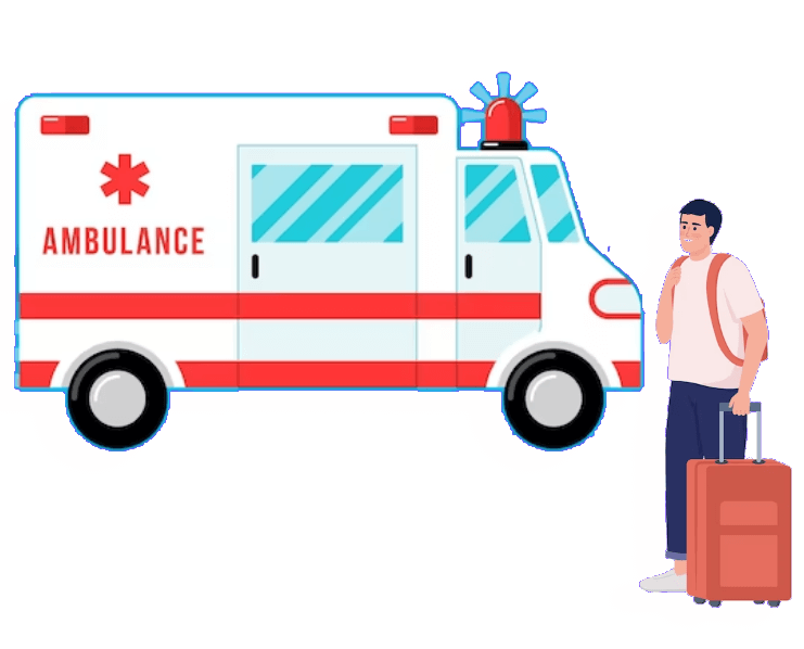 پوشش هزینه آمبولانس در بیمه مسافرتی